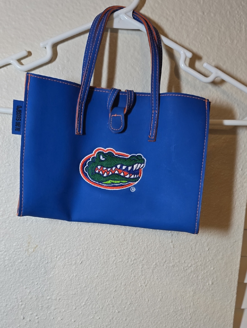 University Of FLORIDA Gators Blue Tote Bag with Alligator Patch